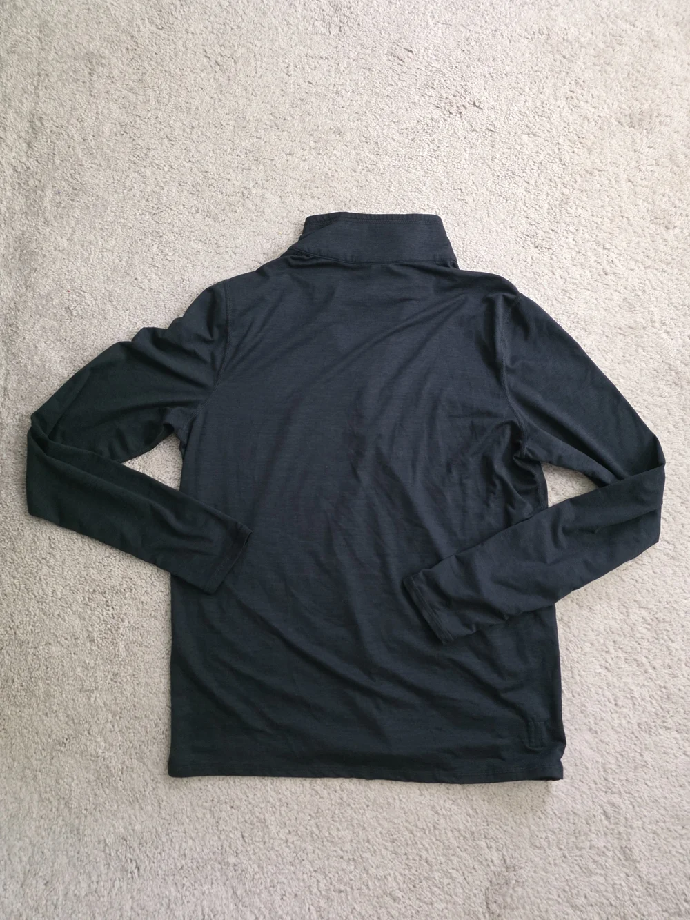 Vuori Black Small 1/4 Zip Performance Top